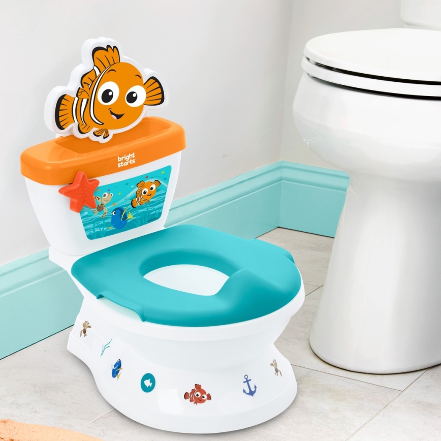 Bright Starts - Pot pour enfant MY SIZE Finding Nemo avec effet sonore 2xAAA