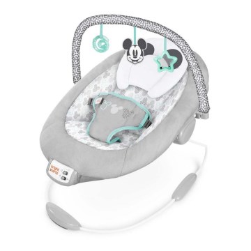 Bright Starts - Transat bébé vibrant avec mélodie MICKEY MOUSE 3xLR14