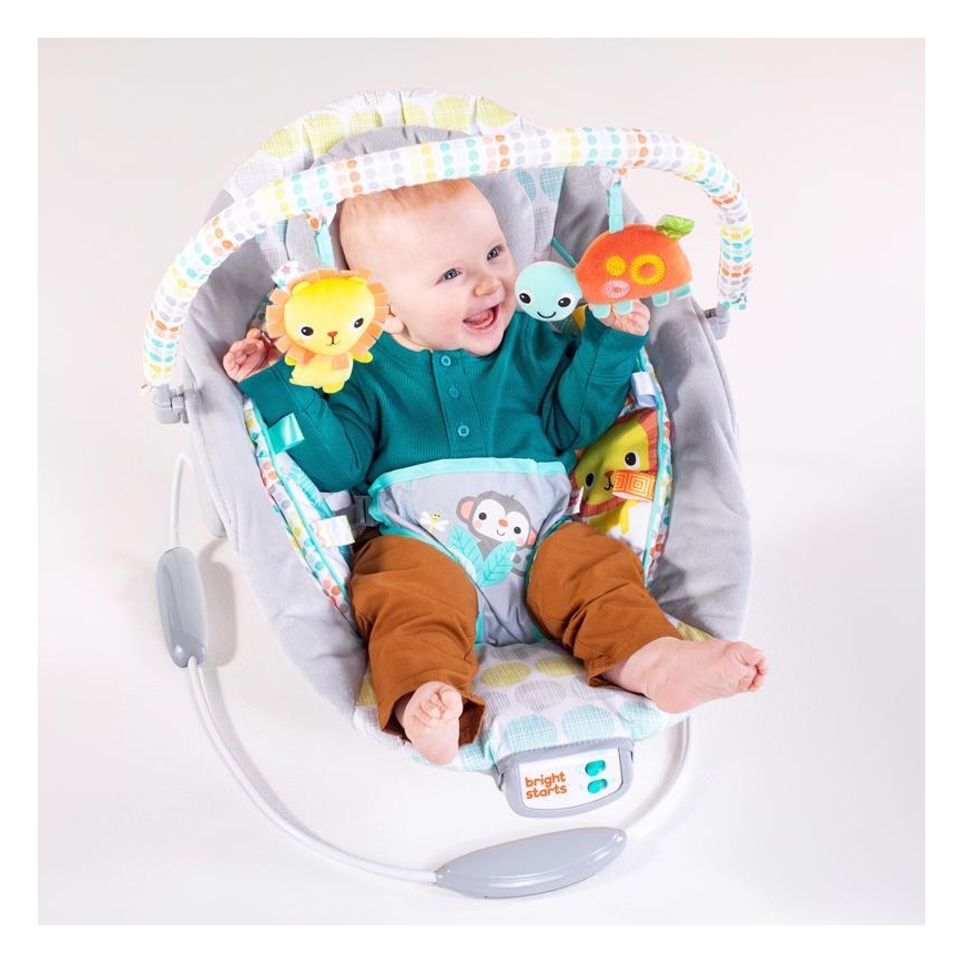 Bright Starts - Vibrerend ligbed voor kinderen met melodie WHIMSICAL WILD
