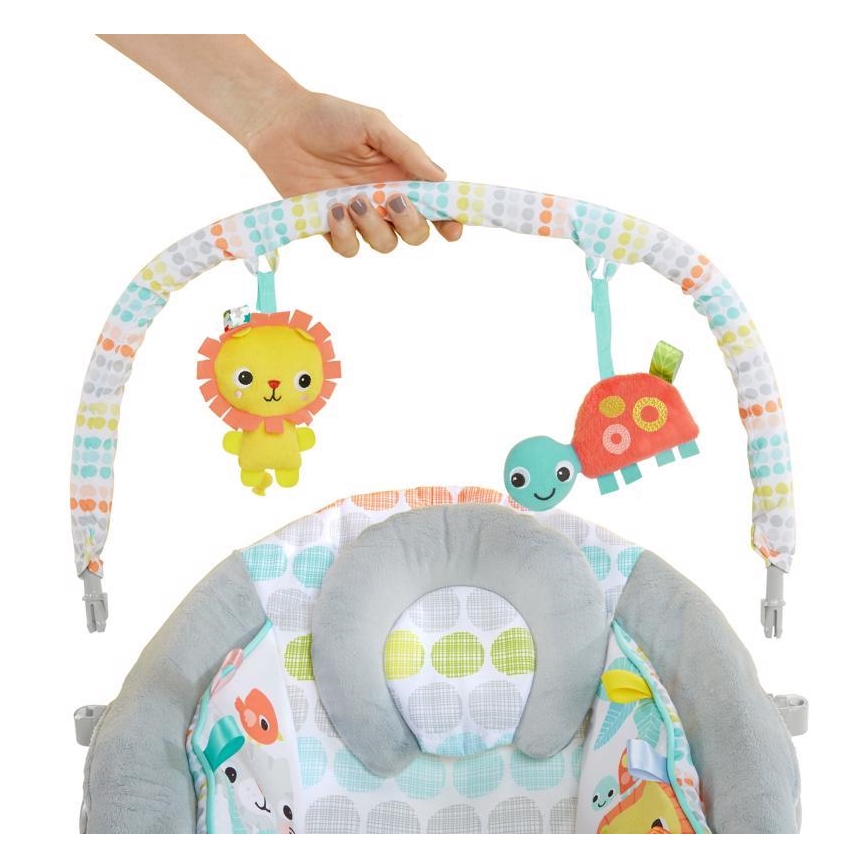 Bright Starts - Vibrerend ligbed voor kinderen met melodie WHIMSICAL WILD