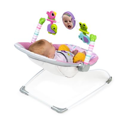 Bright Starts - Vibrerend wipstoeltje voor baby's PINK PARADISE 1xLR14