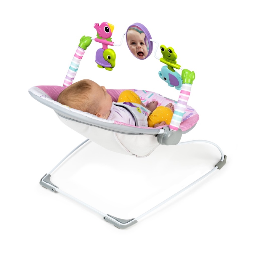Bright Starts - Vibrerend wipstoeltje voor baby's PINK PARADISE 1xLR14