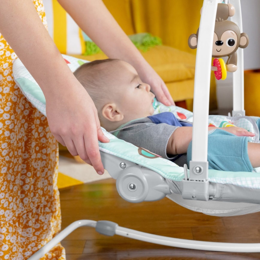 Bright Starts - Vibrerend wipstoeltje voor baby's WILD VIBES 1xLR14