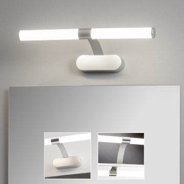 Brilagi - 2-in-1 LED-spiegelverlichting TUBEO LED/6W/230V 40 cm IP44 zilver