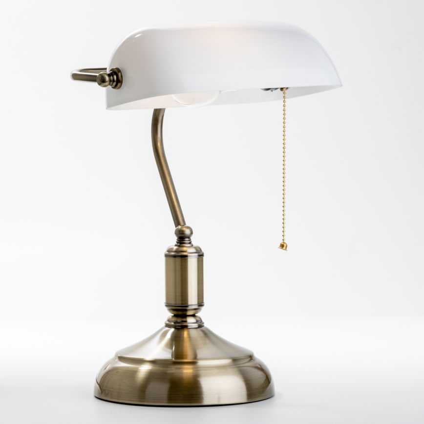 Brilagi - Abat-jour de rechange pour lampe de table BANK OFFICE blanc