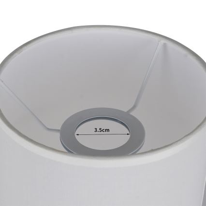 Brilagi - Abat-jour pour lampe de table TABLON E27 Ø 14 cm blanc