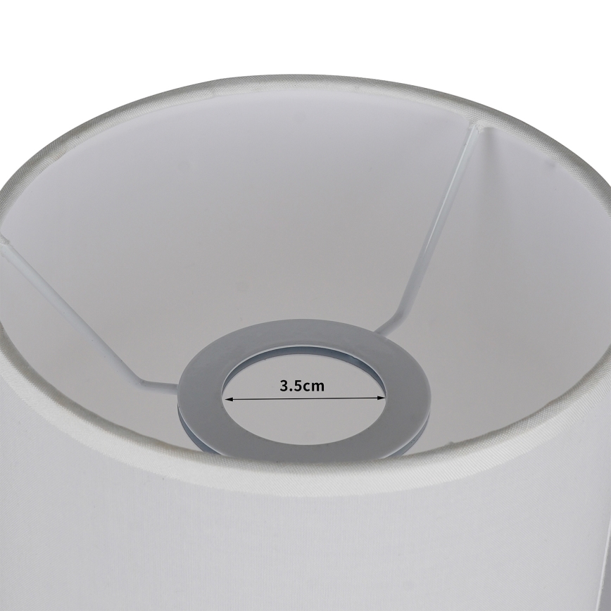 Brilagi - Abat-jour pour lampe de table TABLON E27 Ø 14 cm blanc