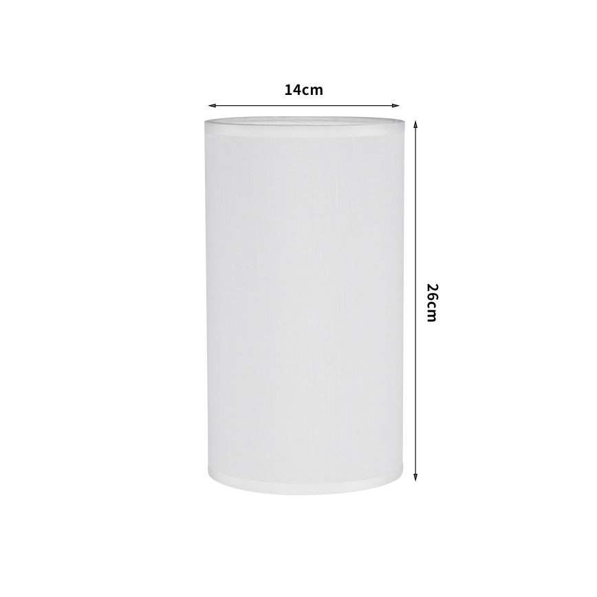 Brilagi - Abat-jour pour lampe de table TABLON E27 Ø 14 cm blanc