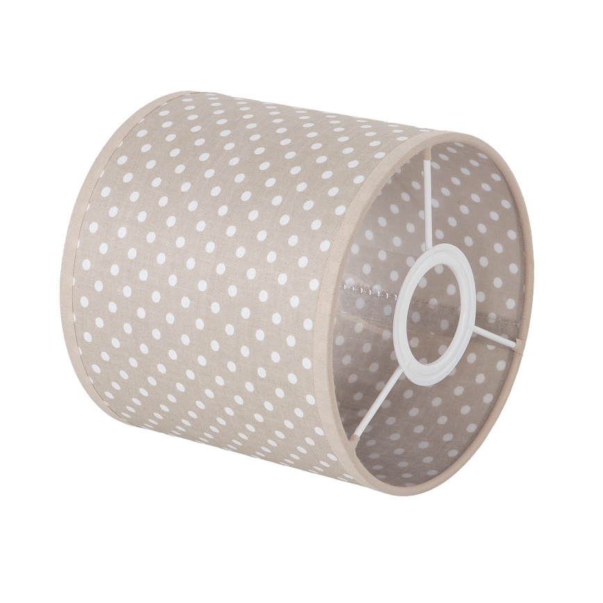 Brilagi - Abat-jour universel BOBO E27 diam. 15 cm beige/à pois
