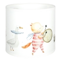 Brilagi - Abat-jour universel BOBO E27 Ø 15 cm blanc à motifs animaux