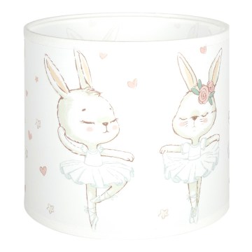 Brilagi - Abat-jour universel BOBO E27 Ø 15 cm blanc/lapins