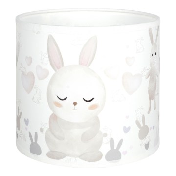 Brilagi - Abat-jour universel BOBO E27 Ø 15 cm blanc/lapins