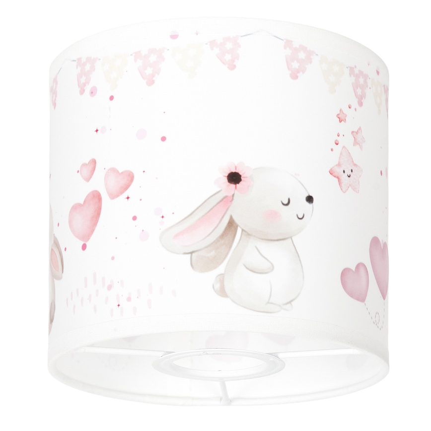 Brilagi - Abat-jour universel BOBO E27 Ø 15 cm crème/motifs lapins