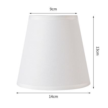 Brilagi - Abat-jour universel NUBILA E27 13x9 cm blanc