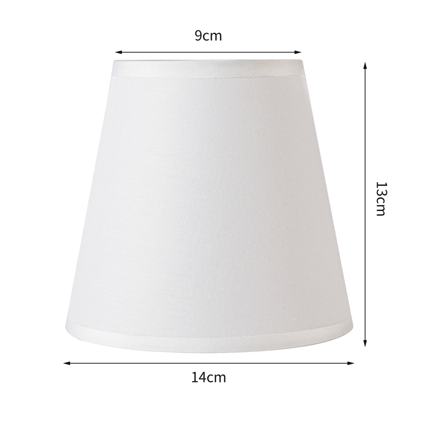 Brilagi - Abat-jour universel NUBILA E27 13x9 cm blanc