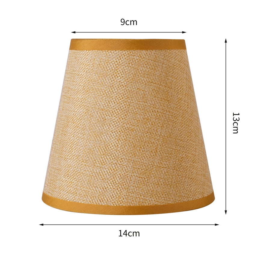 Brilagi - Abat-jour universel NUBILA E27 13x9 cm marron clair