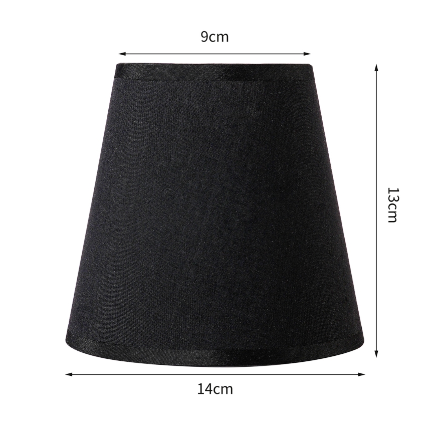 Brilagi - Abat-jour universel NUBILA E27 13x9 cm noir