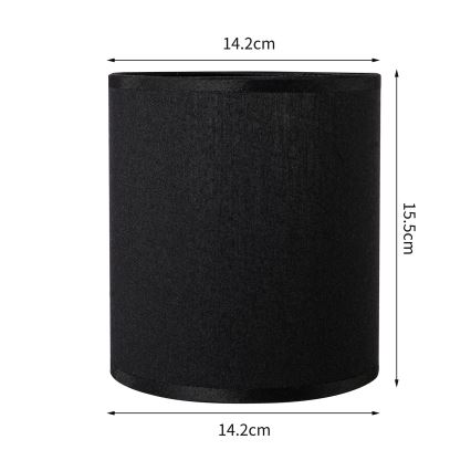 Brilagi - Abat-jour universel NUBILA E27 15,5x14 cm anthracite