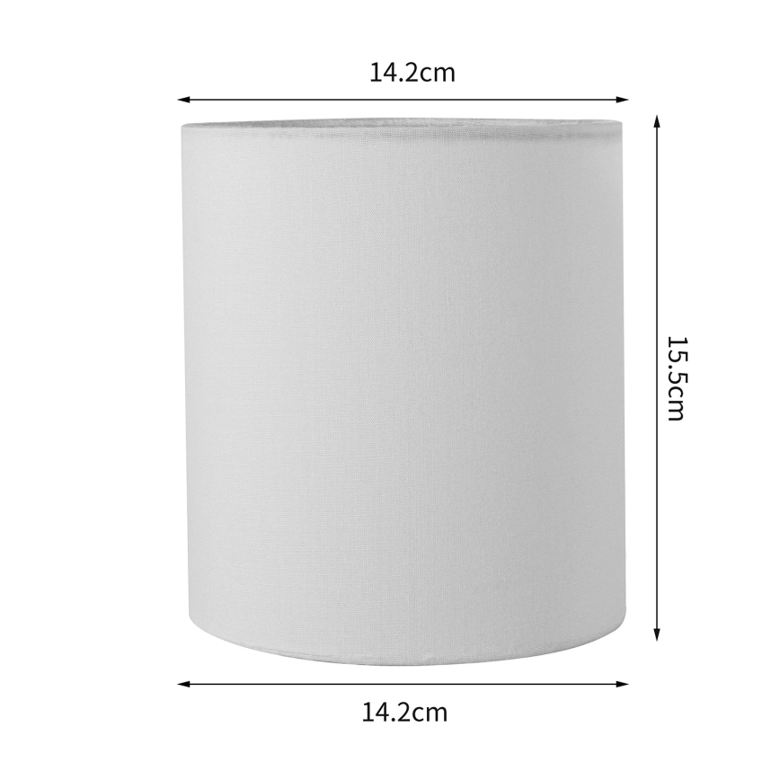 Brilagi - Abat-jour universel NUBILA E27 15,5x14 cm blanc