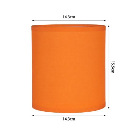 Brilagi - Abat-jour universel NUBILA E27 15,5x14 cm orange