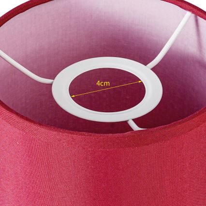 Brilagi - Abat-jour universel NUBILA E27 15,5x14 cm rose