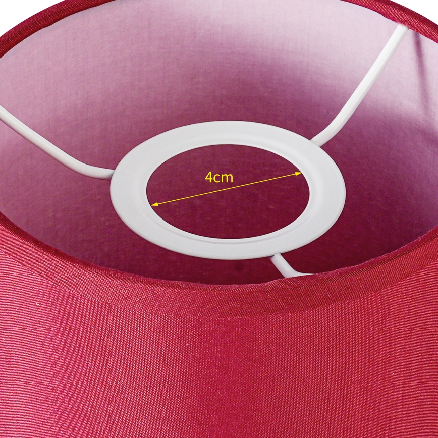 Brilagi - Abat-jour universel NUBILA E27 15,5x14 cm rose