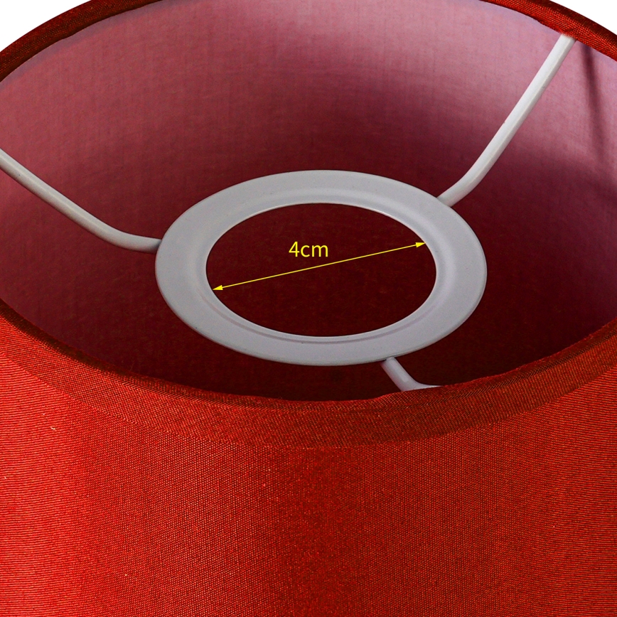 Brilagi - Abat-jour universel NUBILA E27 15,5x14 cm rouge