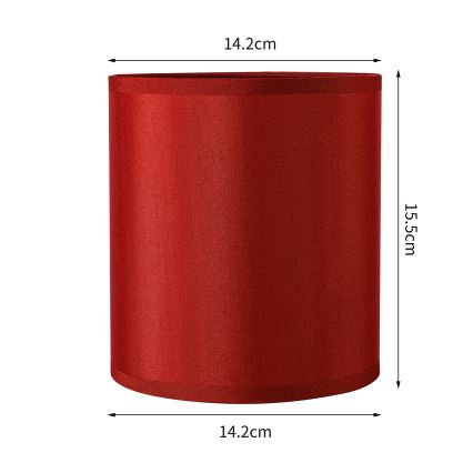 Brilagi - Abat-jour universel NUBILA E27 15,5x14 cm rouge