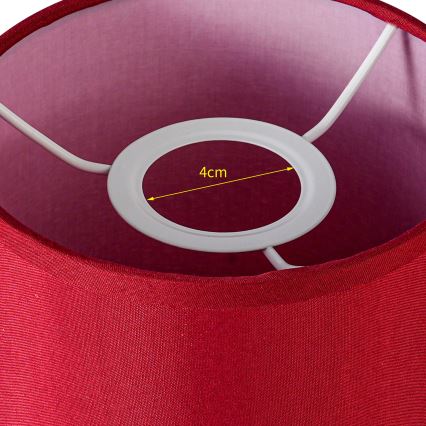 Brilagi - Abat-jour universel NUBILA E27 15,5x14 cm rouge Pompéien
