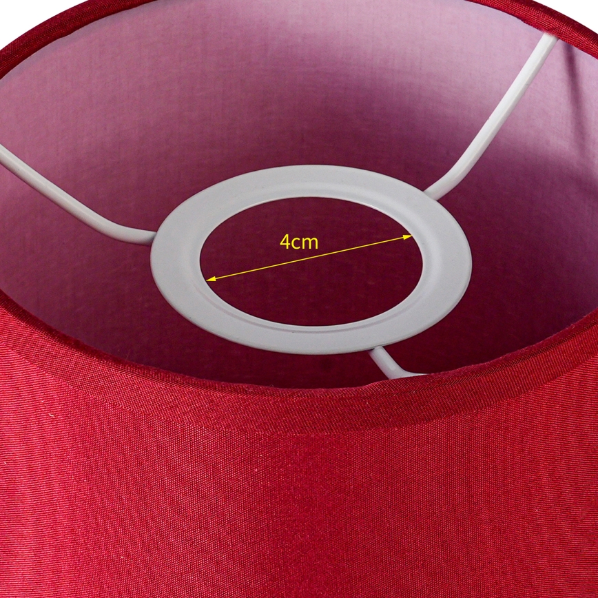 Brilagi - Abat-jour universel NUBILA E27 15,5x14 cm rouge Pompéien