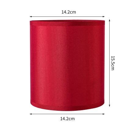 Brilagi - Abat-jour universel NUBILA E27 15,5x14 cm rouge Pompéien