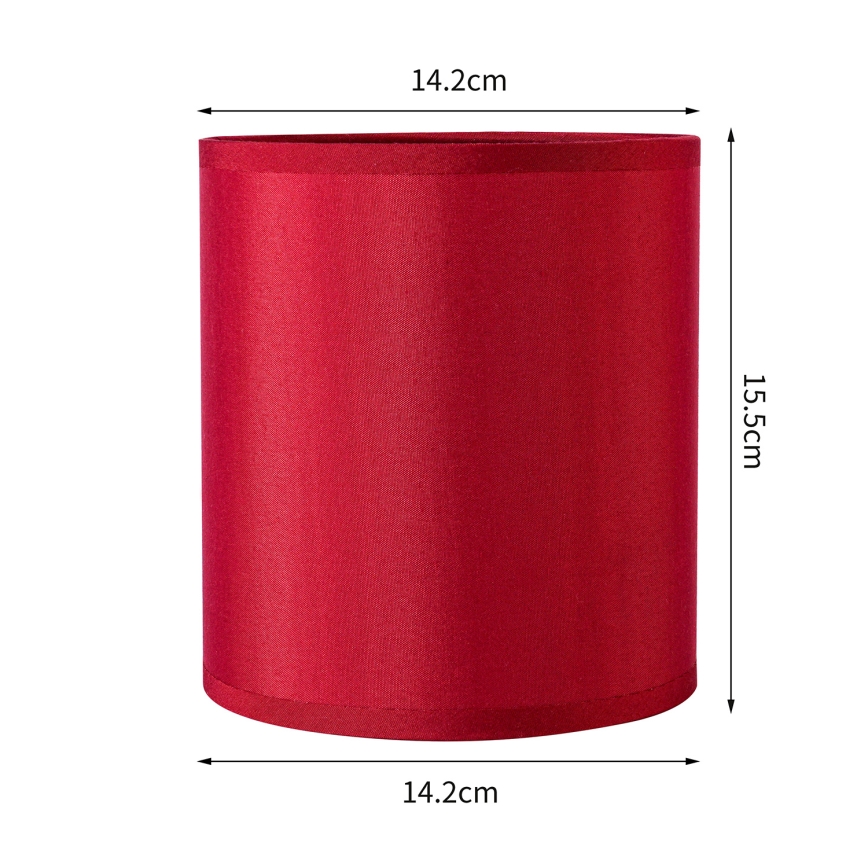 Brilagi - Abat-jour universel NUBILA E27 15,5x14 cm rouge Pompéien
