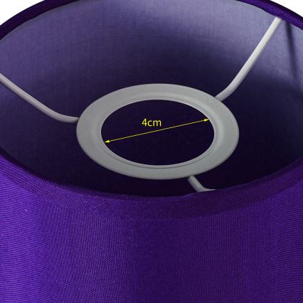 Brilagi - Abat-jour universel NUBILA E27 15,5x14 cm violet