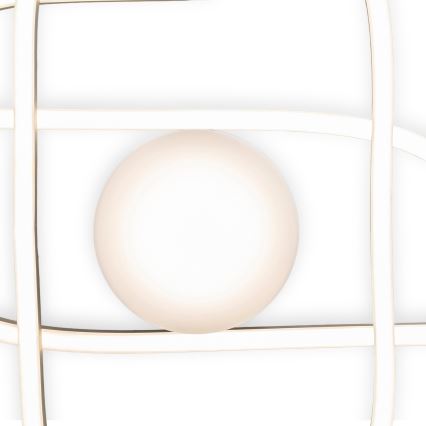 BRILAGI - LED dimbare plafondlamp APOLLO LED/58W/230V 3000-6500K 43,2x101,2 cm mat chroom + afstandsbediening