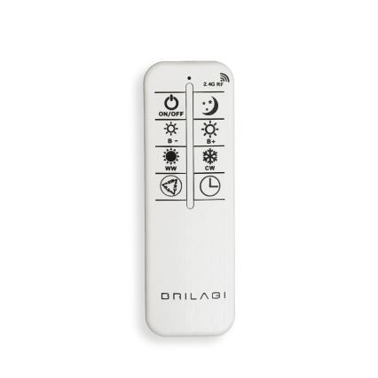 BRILAGI - LED dimbare plafondlamp APOLLO LED/58W/230V 3000-6500K 43,2x101,2 cm mat chroom + afstandsbediening