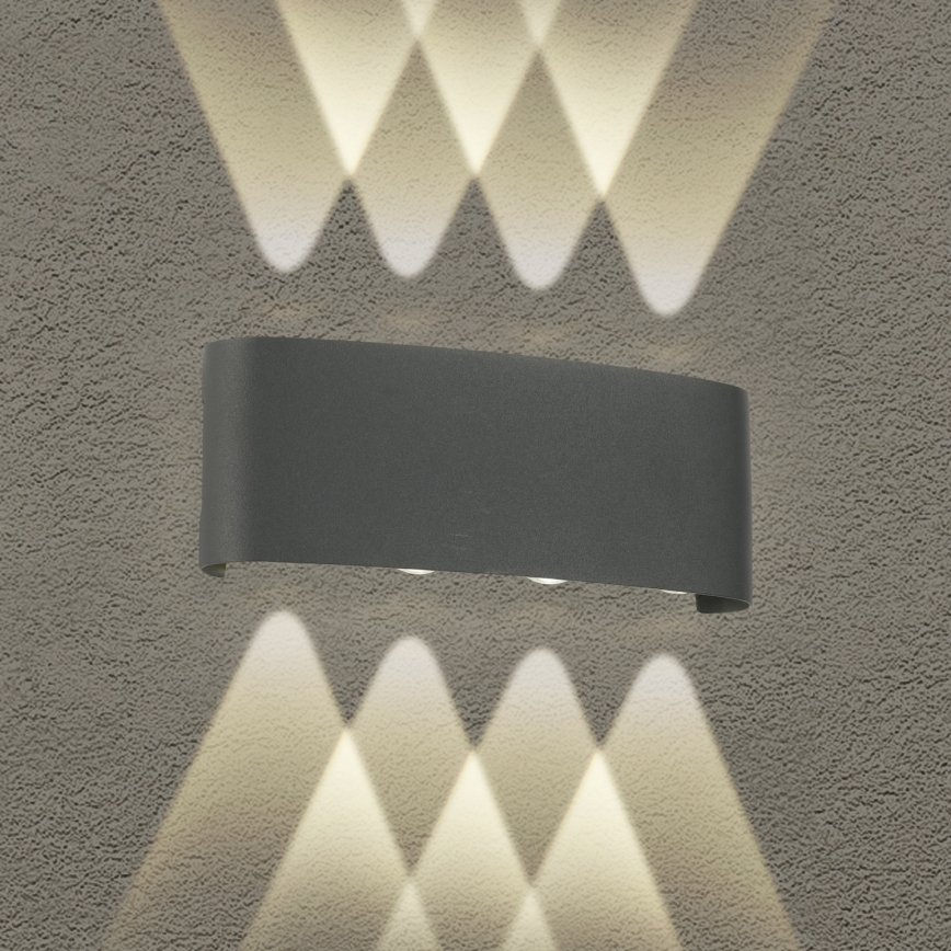Brilagi - Applique d'extérieur LED FLAREBOX LED/8W/230V anthracite IP65