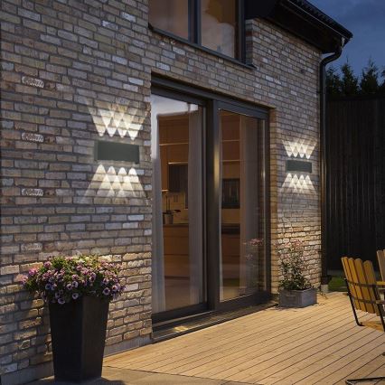 Brilagi - Applique d'extérieur LED FLAREBOX LED/8W/230V anthracite IP65