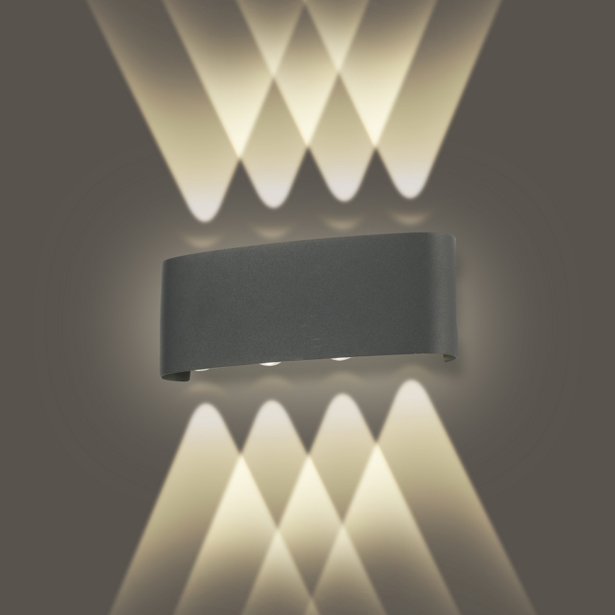 Brilagi - Applique d'extérieur LED FLAREBOX LED/8W/230V anthracite IP65