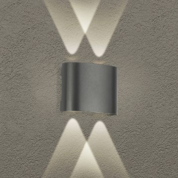 Brilagi - Applique extérieure LED FLAREBOX LED/4W/230V anthracite IP65