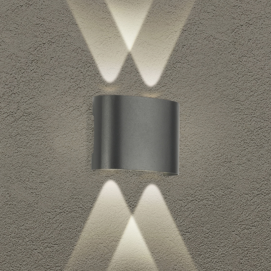 Brilagi - Applique extérieure LED FLAREBOX LED/4W/230V anthracite IP65