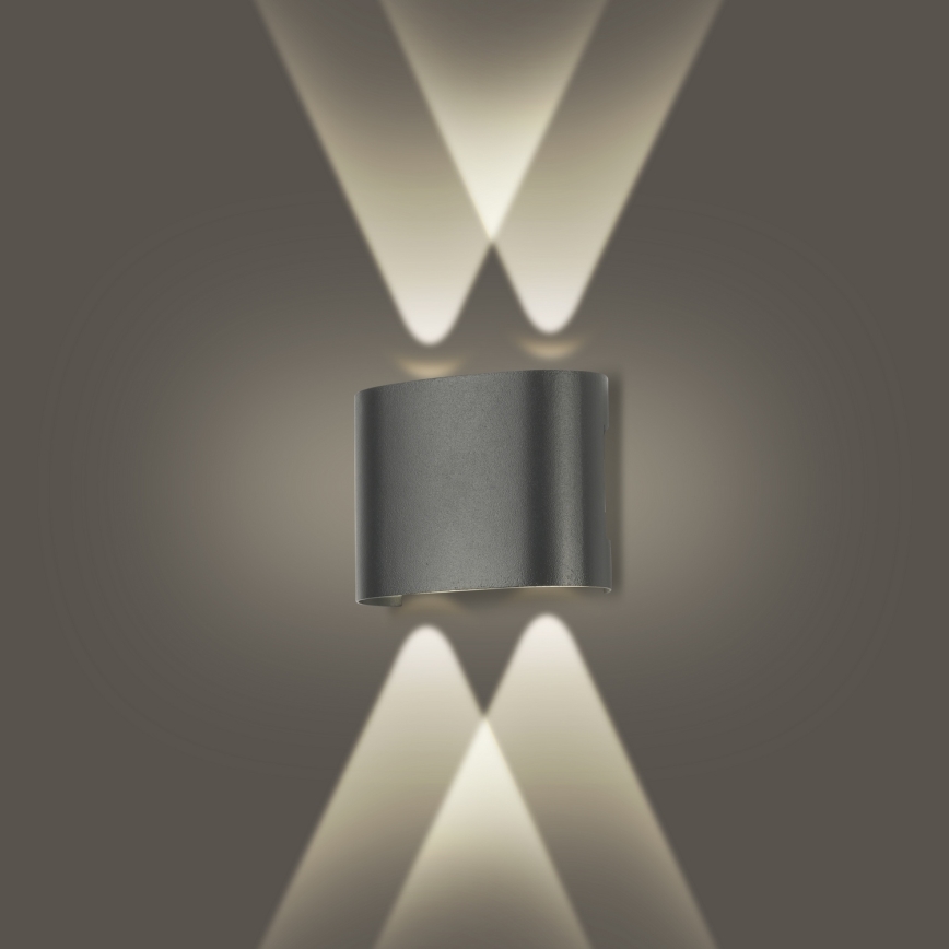 Brilagi - Applique extérieure LED FLAREBOX LED/4W/230V anthracite IP65