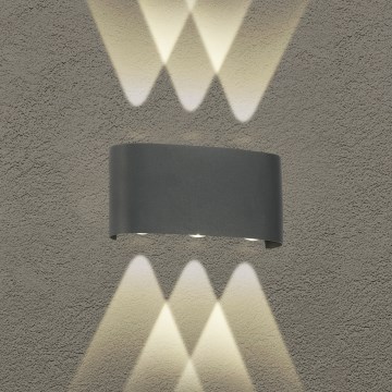 Brilagi - Applique extérieure LED FLAREBOX LED/6W/230V anthracite IP65