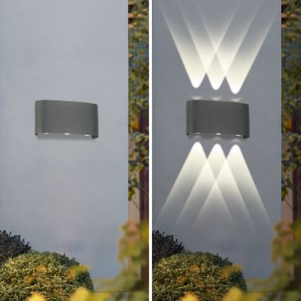 Brilagi - Applique extérieure LED FLAREBOX LED/6W/230V anthracite IP65