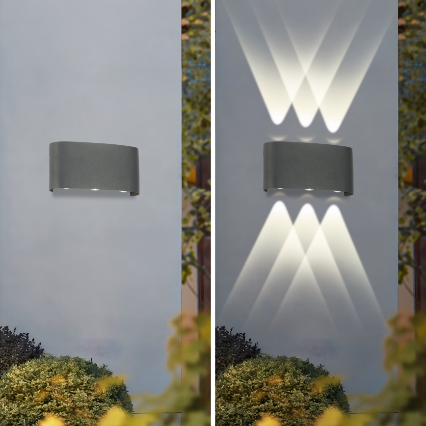 Brilagi - Applique extérieure LED FLAREBOX LED/6W/230V anthracite IP65