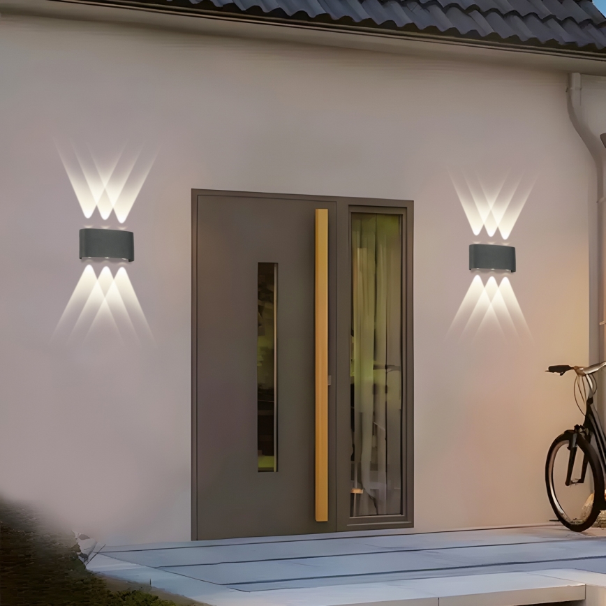 Brilagi - Applique extérieure LED FLAREBOX LED/6W/230V anthracite IP65