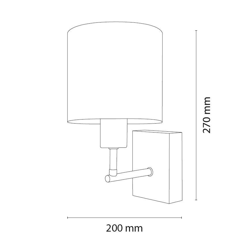 Brilagi - Lampe murale pour enfants BOBO WOOD 1xE27/25W/230V chêne/noir/blanc/rose/fées