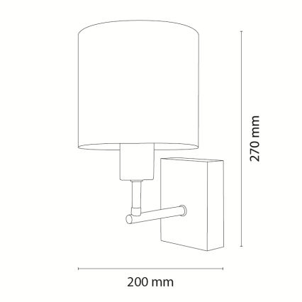 Brilagi - Lampe murale pour enfant BOBO WOOD 1xE27/25W/230V chêne/noir/blanc/vert/jungle