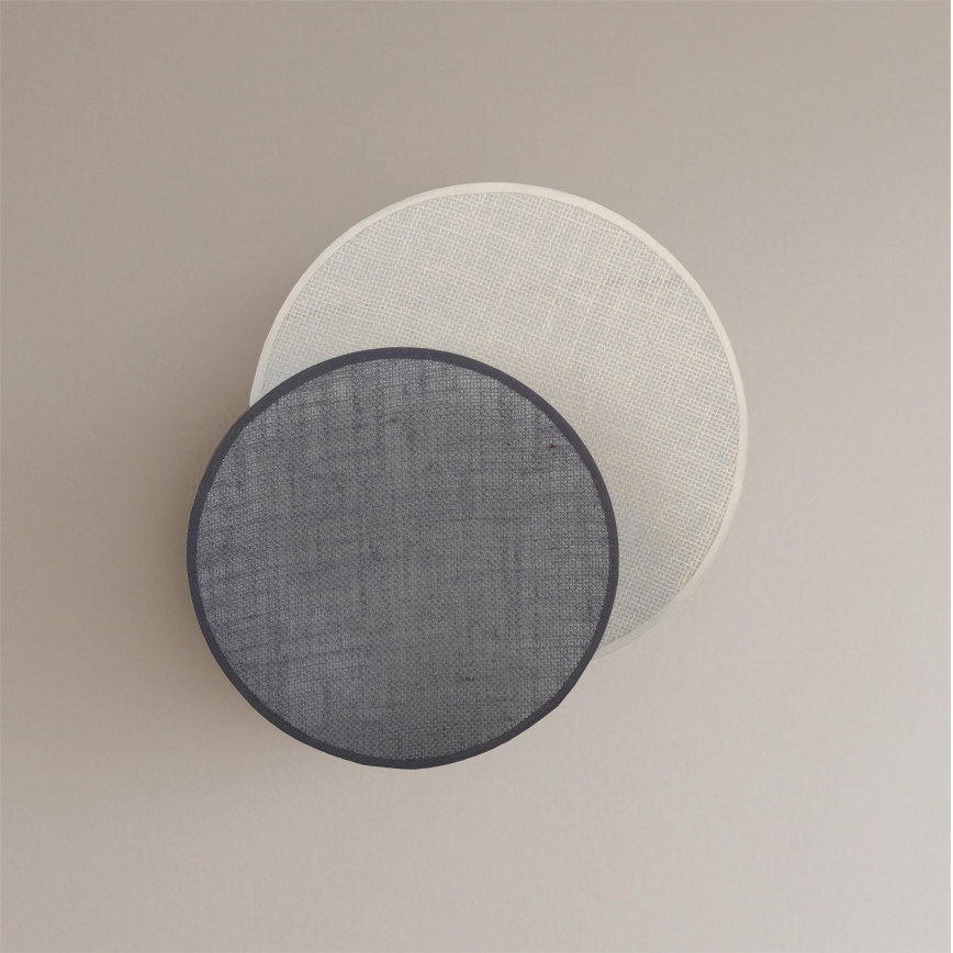 Brilagi - Applique murale CIRCLES 1xE27/60W/230V diam. 35 cm crème/gris