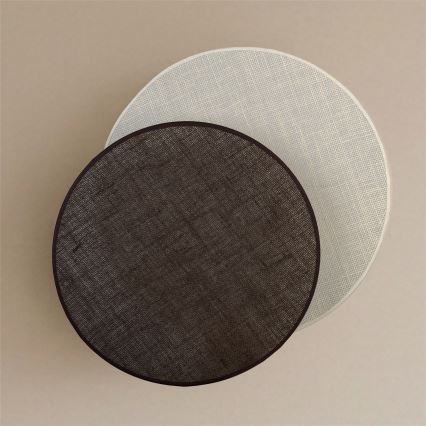 Brilagi - Applique murale CIRCLES 1xE27/60W/230V Ø 45 cm crème/marron