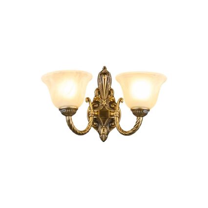 Brilagi - Applique murale CLASSIC 2xE14/10W/230V en laiton